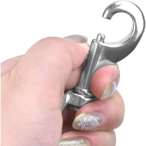 Mousqueton 2pcs Crochet Avec Emerillon Laisse Chien Multifonction 82 Mm Longueur Pour Camping Pédestre Pêche 13Treize 5 Mousqueton 2pcs Crochet Avec Emerillon Laisse Chien Multifonction 82 Mm Longueur Pour Camping Pédestre Pêche 13Treize – Image 3