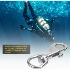 Mousqueton 2pcs Crochet Avec Emerillon Laisse Chien Multifonction 82 Mm Longueur Pour Camping Pédestre Pêche 13Treize 11 Mousqueton 2pcs Crochet Avec Emerillon Laisse Chien Multifonction 82 Mm Longueur Pour Camping Pédestre Pêche 13Treize -Equipement antichute Soldes 67424155 5