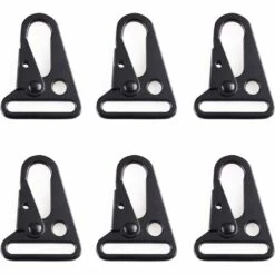 Mousquetons Porte Clés Multifonctionnels 6 Pièces Pince Boucles Crochets à Bouche Élargie Clips Pour Clé Sac à Dos Camping Activités En Plein Air 13Treize