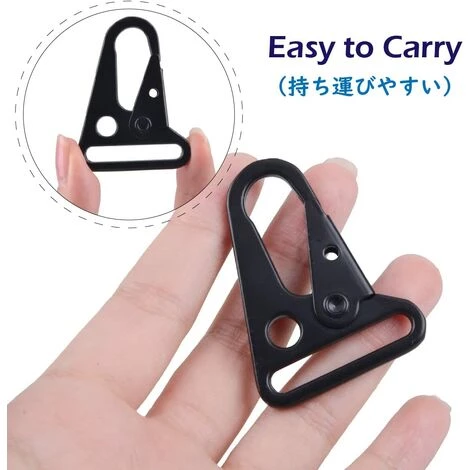 Mousquetons Porte Clés Multifonctionnels 6 Pièces Pince Boucles Crochets à Bouche Élargie Clips Pour Clé Sac à Dos Camping Activités En Plein Air 13Treize 6 Mousquetons Porte Clés Multifonctionnels 6 Pièces Pince Boucles Crochets à Bouche Élargie Clips Pour Clé Sac à Dos Camping Activités En Plein Air 13Treize – Image 4