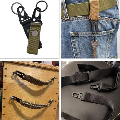 Mousquetons Porte Clés Multifonctionnels 6 Pièces Pince Boucles Crochets à Bouche Élargie Clips Pour Clé Sac à Dos Camping Activités En Plein Air 13Treize 7 Mousquetons Porte Clés Multifonctionnels 6 Pièces Pince Boucles Crochets à Bouche Élargie Clips Pour Clé Sac à Dos Camping Activités En Plein Air 13Treize – Image 5