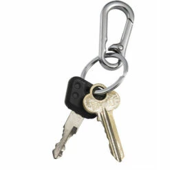 TANèTUE Porte-clés, 2 Pièces Porte-clés En Métal Mousqueton Clip Porte-clés Porte-clés Pour Artisanat Homard Fermoirs Clips Pivotants Porte-clés Pour Hommes -Equipement antichute Soldes 67428843 4