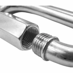 TANèTUE 4 Pièces Mousqueton En Acier Inoxydable Robuste, M8 304 Verrouillage Rapide à Vis, Quick Link Keychain Buckle Pour La Maison, Le Camping, L'escalade, La Randonnée, Les Voyages,500KG Capacité -Equipement antichute Soldes 67429234 4