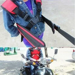 ILOVEMILAN Ceintures De Sécurité Pour Enfants Ceinture De Sécurité De Moto Harnais De Style Bébé Résistance Aux Chutes, Rouge -Equipement antichute Soldes 67433290 4