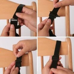 ILOVEMILAN Ceinture De Sécurité Pour Enfant à 5 Points, Ceinture De Sécurité Pour Bébé à Crochet Rotatif Réglable -Equipement antichute Soldes 67433357 4