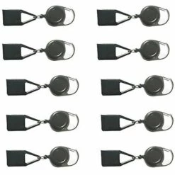 DONTODENT 10pcs Silicone Briquet Titulaire Manchon Clip Briquet Couverture Avec Porte-clés