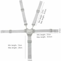 HEGUYEY Sangle De Sécurité Pour Bébé, Harnais De Sécurité à 5 Points, Ceinture De Sécurité Pour Bébé Chaise Haute 8 HEGUYEY Sangle De Sécurité Pour Bébé, Harnais De Sécurité à 5 Points, Ceinture De Sécurité Pour Bébé Chaise Haute -Equipement antichute Soldes 67437342 2
