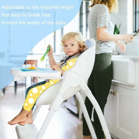 HEGUYEY Sangle De Sécurité Pour Bébé, Harnais De Sécurité à 5 Points, Ceinture De Sécurité Pour Bébé Chaise Haute 6 HEGUYEY Sangle De Sécurité Pour Bébé, Harnais De Sécurité à 5 Points, Ceinture De Sécurité Pour Bébé Chaise Haute – Image 4