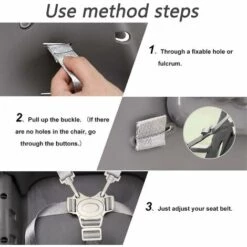 HEGUYEY Sangle De Sécurité Pour Bébé, Harnais De Sécurité à 5 Points, Ceinture De Sécurité Pour Bébé Chaise Haute 11 HEGUYEY Sangle De Sécurité Pour Bébé, Harnais De Sécurité à 5 Points, Ceinture De Sécurité Pour Bébé Chaise Haute -Equipement antichute Soldes 67437342 5