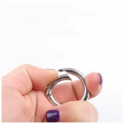 Mousqueton -Lot De 15 Mousquetons Ronds En Acier De 35 Mm -GALOZZOIT -Equipement antichute Soldes 67447923 3