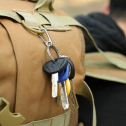 MèREÉTERNEL Clip Mousqueton, Mousqueton à Ressort En Alliage D'aluminium, Clip Porte-clés Mousqueton Pour Les Activités De Plein Air, Telles Que Le Camping, L'escalade, La Pêche, La Randonnée ,1 Pièce Ternel -Equipement antichute Soldes 67550055 5