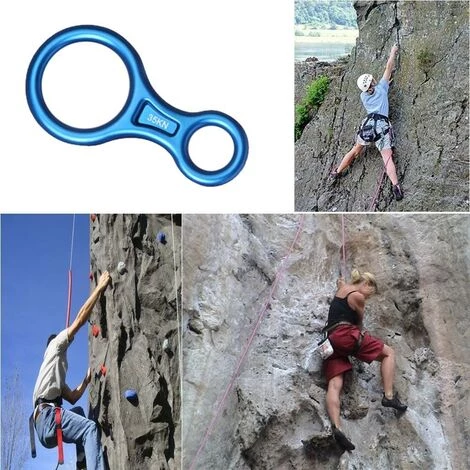 ENLENK Descendeur De Sauvetage, Dispositif D'assurage Super Figure 8, équipement De Rappel D'escalade 7 ENLENK Descendeur De Sauvetage, Dispositif D'assurage Super Figure 8, équipement De Rappel D'escalade – Image 5