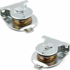 FLYME Poulie Avec Roulement à Billes - 50,8 M - Kit Unique - Palan à Poulie - Crochet De Levage En Acier Galvanisé - Crochet Pivotant - Pour Cordes En Acier - Charge Maximale : 190 Kg