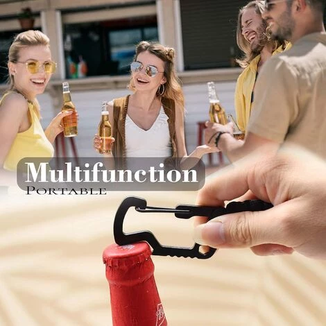 FLYME 3 PCS Porte-clés Avec Mousqueton Clips Crochet Clip Ouvre-bouteilles, Longe Tressée Porte-clés Kits De Survie 7 FLYME 3 PCS Porte-clés Avec Mousqueton Clips Crochet Clip Ouvre-bouteilles, Longe Tressée Porte-clés Kits De Survie – Image 5