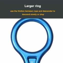 FLYME Descendeur De Sauvetage, Dispositif D'assurage Super Figure 8, équipement De Rappel D'escalade -Equipement antichute Soldes 67637791 4