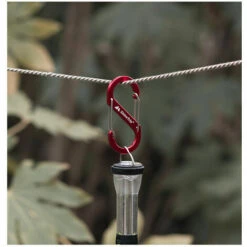 QERSTA 2 Pièces S Forme Mousquetons En Alliage D'Aluminium Porte Clé Noir Mousqueton Pour Pêche Randonnée Camping （noir Et Rouge），KoleZy -Equipement antichute Soldes 67646936 5