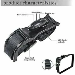 DONTODENT Ajusteur De Ceinture De Sécurité De Grossesse, Ceinture De Sécurité De Voiture De Femme Enceinte De Ceinture De Pare-chocs De Bébé - Blanc -Equipement antichute Soldes 67659056 3