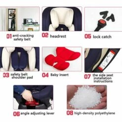 DONTODENT Ceinture De Sécurité Pour Poussette Bébé 2 Pièces -Equipement antichute Soldes 67659200 4