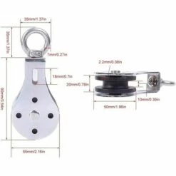 MONLY Construction Robuste, Rouille Et Résistant à L'abrasion. 360 Rotation Degré Pour éviter Nouage De Corde Pour Une Utilisation Facile. La Poulie Coulissante A Une Forte Capacité De Charge Et Peut être Utilisé Dans Une Variété D'applications Avec Une Capacit 11 MONLY Construction Robuste, Rouille Et Résistant à L'abrasion. 360 Rotation Degré Pour éviter Nouage De Corde Pour Une Utilisation Facile. La Poulie Coulissante A Une Forte Capacité De Charge Et Peut être Utilisé Dans Une Variété D'applications Avec Une Capacit -Equipement antichute Soldes 67667624 5