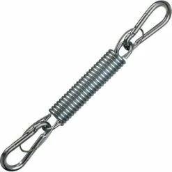 MONLY Le Mouvement Est Supprimé Et Transformé En Un Léger Mouvement De Bascule Meilleure Absorption Des Chocs * Installation Simple * Maximum. : 200 Kg Longueur Du Ressort 21,7 Cm L'ensemble Comprend : Un Ressort + Deux Mousquetons En Acier Inoxydable, Adaptés