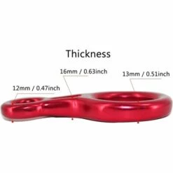 ENLENK Descendeur 35KN Pour Cordes D'assurage Et Cordes (rouge) -Equipement antichute Soldes 67681495 5