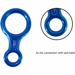 ENLENK Descendeur 35KN Pour Assurage Et Corde (Bleu) -Equipement antichute Soldes 67682489 4