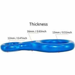 ENLENK Descendeur 35KN Pour Assurage Et Corde (Bleu) -Equipement antichute Soldes 67682489 5