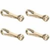 CYCLINGCOLORS 4x Crochet Acier Galvanisé Simplex Avec œillet Attache Rapide Clip Mousqueton Corde Câble Suspendre Porte Clés, Ø6 X 30mm -Equipement antichute Soldes 67688421 1