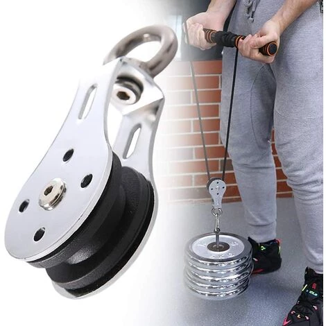 AOUGO Poulie De Levage De Roulement, Capacité De Charge De 300 Kg, Anneau Pivotant En Acier Inoxydable, Accessoires D'entraînement De Roue De Bloc De Traction De Levage 7 AOUGO Poulie De Levage De Roulement, Capacité De Charge De 300 Kg, Anneau Pivotant En Acier Inoxydable, Accessoires D'entraînement De Roue De Bloc De Traction De Levage – Image 5