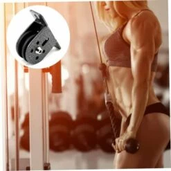 FLYME Bloc De Poulie, Acier Inoxydable à Roue Unique Pivotant De La Poulie De Corde De Levage De La Corde De Corde Avec Des Vis -Equipement antichute Soldes 67811282 4