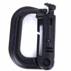 YIENJAOY AGILITY 10pcs D-ring Tactique Sangle Boucle De Verrouillage Mousqueton - Noir