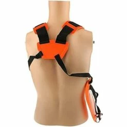 YIENJAOY AGILITY Harnais Universel à Double épaule Réglable Ceinture Rembourrée Pour Coupe-broussailles, Tondeuses, Tondeuses, Jardinage, Jardinage, élécateur De Puissance En Nylon - Orange -Equipement antichute Soldes 67905998 2