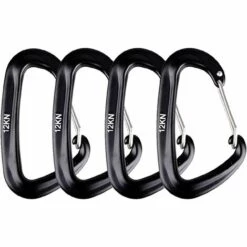 LTS FAFA Clip De Mousqueton Léger De Boucle De Mousqueton De Porte De Fil En Aluminium De 12KN 25KN Pour Le Camping De Hamac