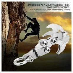 LTS FAFA Alpinisme Crochet Pliable En Acier Inoxydable Camping En Plein Air Randonnée Arbre Escalade -Equipement antichute Soldes 68114358 2