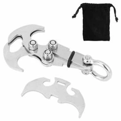 LTS FAFA Alpinisme Crochet Pliable En Acier Inoxydable Camping En Plein Air Randonnée Arbre Escalade -Equipement antichute Soldes 68114358 3