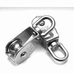 LTS FAFA Poulie En Acier Inoxydable 304, Poulie Avec Boucle Pivotante, Utilisée Pour Tirer Des Câbles Métalliques Et Des Cordes En Nylon, Etc. Capacité De Charge Jusqu'à 150 Kg 2 Pièces M25 -Equipement antichute Soldes 68114361 3