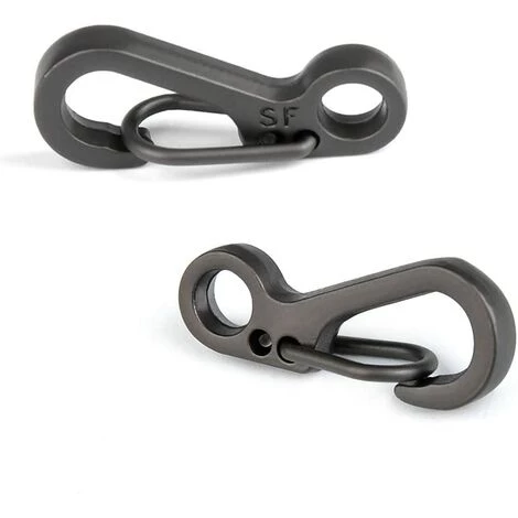 OYLDA Mini Mousqueton Mousqueton Lightweight Locking Hook Paracord Noir 10 Pièces 4 OYLDA Mini Mousqueton Mousqueton Lightweight Locking Hook Paracord Noir 10 Pièces – Image 2