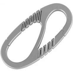 QERSTA Mousqueton Porte-clés En Alliage De Titane Ultraléger Porte-clés à Dégagement Rapide Avec Porte-clés - Ta6371