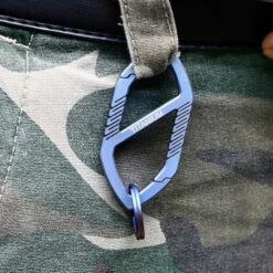 QERSTA Mousqueton Porte-clés En Alliage De Titane Ultraléger Porte-clés à Dégagement Rapide Avec Porte-clés - Ta6371 -Equipement antichute Soldes 68272749 3