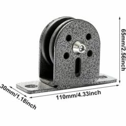 LLOVE Poulie Fixe Silencieuse - Bloc Poulie Simple En Acier Inoxydable, Roulement En Nylon Poulie Charge 300 Kg Pour Maison, Salle De Sport -Equipement antichute Soldes 68309398 2