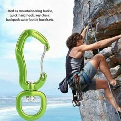 LTS FAFA Mousqueton Boucle Aluminium Hamac Escalade Sécurité Boucle Mousqueton Pour Hamac Camping Randonnée Pêche -Equipement antichute Soldes 68314419 2