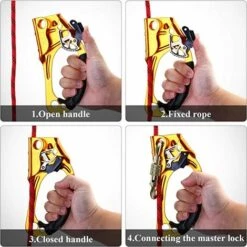 LTS FAFA Grimpeur, Grimpeur Extérieur Grimpant à Droite/gauche équipement D'escalade Pour Corde De 10 à 13 Mm -Equipement antichute Soldes 68314789 3