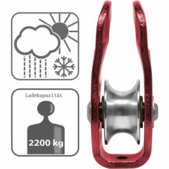EINEMGELD Poulie De Renvoi Poulie De Renvoi 22 KN - Pour Cordes Jusqu'à 13 Mm De Diamètre -Equipement antichute Soldes 68321075 3