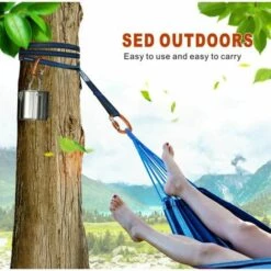 ENLENK Lot De 2 Mousquetons De Verrouillage 25 KN Robustes Avec Fermeture à Vis Pour Escalade En Plein Air, Camping, Hamacs, Laisse Pour Chien, Balançoire, Pêche, Bouteille D'eau, Porte-clés -Equipement antichute Soldes 68339160 2