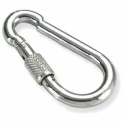 LTS FAFA 2x Mousqueton 90 X 9 Mm | Crochet De Verrouillage En Acier 250 Kg | Mousquetons, Mousquetons Et écrous | Mousqueton Pompier, Mousqueton à Vis -Equipement antichute Soldes 68540533 4