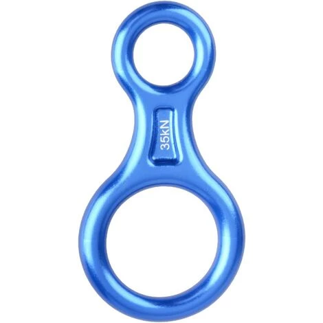 PERLE RARE Équipement De Descente Dispositif De Rappel 35kN 50kN Aluminium Descendeur Figure 8 Descendant Escalade Pour Les Loisirs De Plein Air(Bleu) 3 PERLE RARE Équipement De Descente Dispositif De Rappel 35kN 50kN Aluminium Descendeur Figure 8 Descendant Escalade Pour Les Loisirs De Plein Air(Bleu)