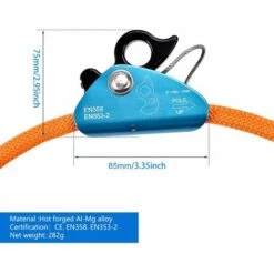 PERLE RARE 12mm*2,4m Harnais De Sécurité Avec Ajusteur De Mousqueton à Triple Verrouillage, Lanière Réglable, Faible Extension Pour La Protection Contre Les Chutes -Equipement antichute Soldes 68568573 4