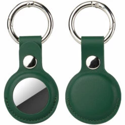 BENOBBY KIDS 4 Pièce AirTag Étuis En Cuir PU, Compatible Avec Le Nouvel Airtag Locator Tracker Étui En Cuir Anti-Perteavec Porte-Clés, Anti-Chute Et Anti-Rayures Pour Animaux Portefeuilles Et Bagages