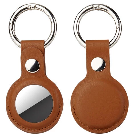 BENOBBY KIDS 4 Pièce AirTag Étuis En Cuir PU, Compatible Avec Le Nouvel Airtag Locator Tracker Étui En Cuir Anti-Perteavec Porte-Clés, Anti-Chute Et Anti-Rayures Pour Animaux Portefeuilles Et Bagages 5 BENOBBY KIDS 4 Pièce AirTag Étuis En Cuir PU, Compatible Avec Le Nouvel Airtag Locator Tracker Étui En Cuir Anti-Perteavec Porte-Clés, Anti-Chute Et Anti-Rayures Pour Animaux Portefeuilles Et Bagages – Image 3