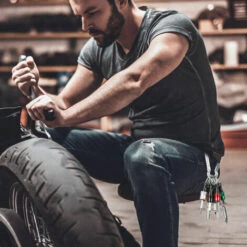 Mousqueton DENUOTOP 1/4 Pouces Tige Hexagonale En Alliage D'aluminium Tournevis Porte-embouts Barre D'extension Perceuse Vis Adaptateur Changement Porte-clés Portable (12PC Couleur Avec Mousqueton Argenté) -Equipement antichute Soldes 68690647 3